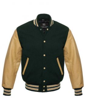 Forest Green Letterman Jacket