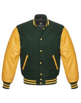 Forest Green Varsity Jacket