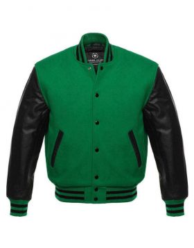 Green Varsity Jacket Mens