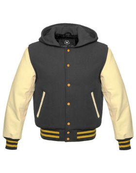 Grey Varsity Hoodie