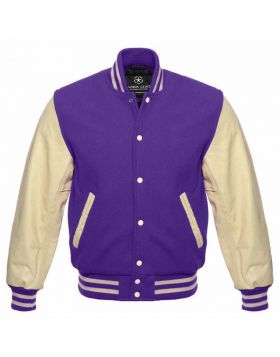 Purple Varsity Jacket Kids