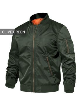 Olive Green Bomber Jacket Women's