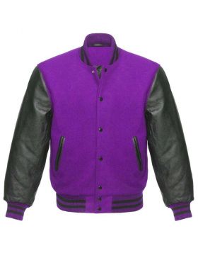 Purple Varsity Jacket Kids