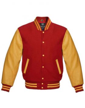 Red Letterman Jacket