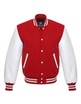 Red Varsity Jacket Men