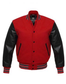 Red Varsity Jacket Mens