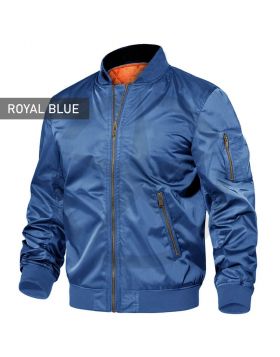 Royal Blue Bomber Jacket