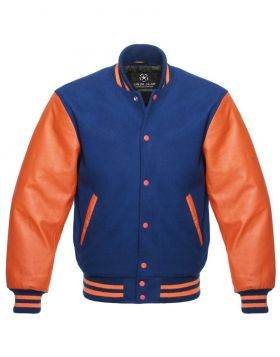 Royal Blue Letterman Jacket