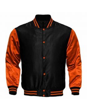 Satin Varsity Jacket