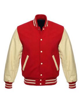 Womens Varsity Jacket Red