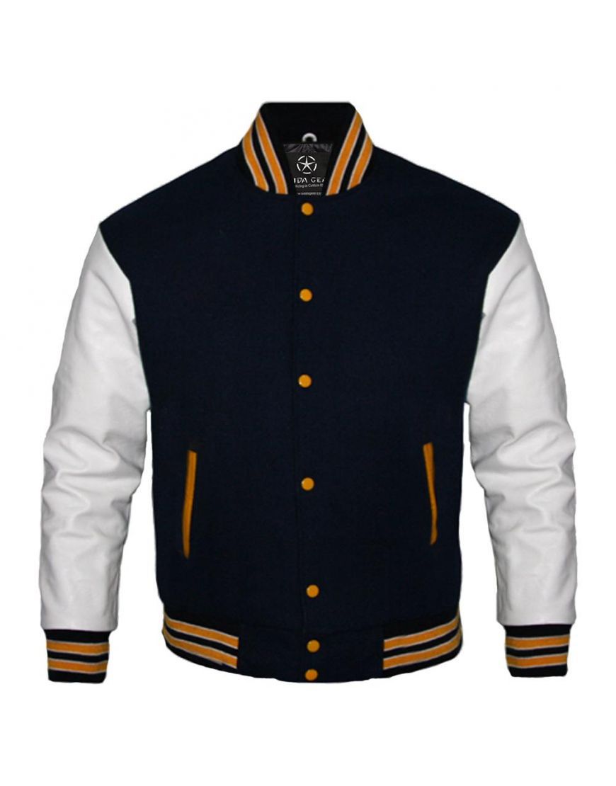 OH Medium Stripes and Lining Varsity Style Jacket